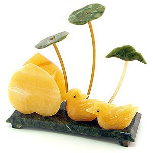 Подставка для ручек Уточки-мандаринки 16 см